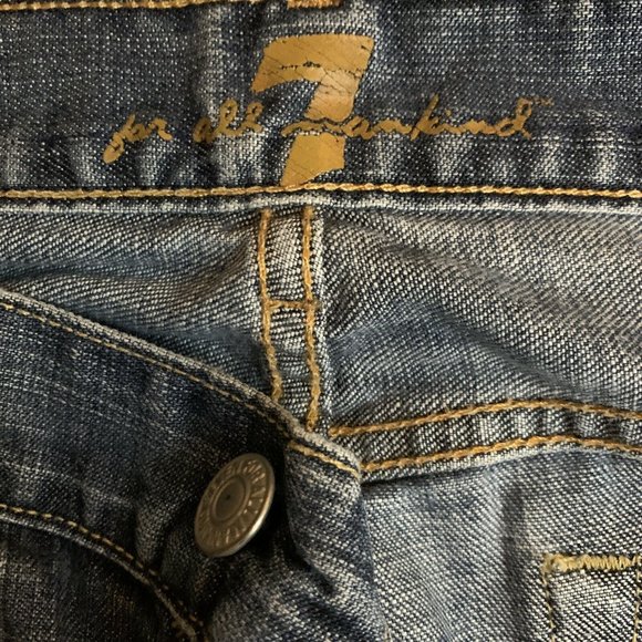 7 For All Man Kind Womens Flare Jeans 28 x 30 - Picture 6 of 8
